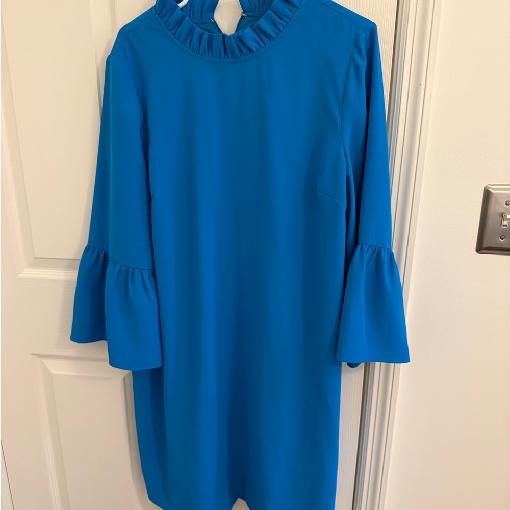 J. Crew Vibrant Blue Mini Dress